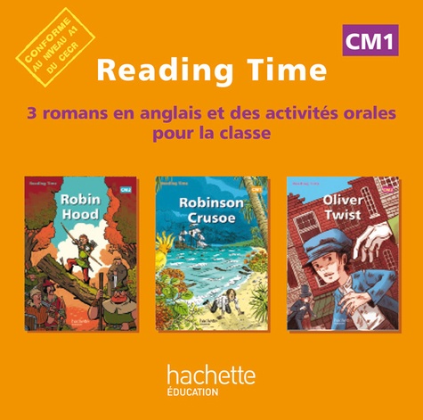 Juliette Saumande et Claire Béniméli - Anglais CM1 Reading Time - CD audio des 3 romans en anglais et des activités orales pour la classe. 1 CD audio