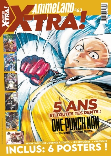 Cédric Littardi - AnimeLand Xtra N° 63, novembre 2021-janvier 2022 : One-Punch man, 5 ans et toutes tes dents !.