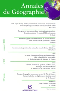 Annales de géographie n° 612 Mars-Avril 2000