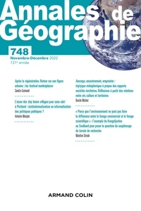 Véronique Fourault-Cauët et Christophe Quéva - Annales de Géographie N° 748, novembre-décembre 2022 : .