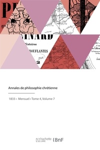 Augustin Bonnetty - Annales de philosophie chrétienne.