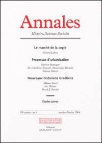 Annales Histoire, Sciences sociales N°1 janvier - février 2004 - 59e année