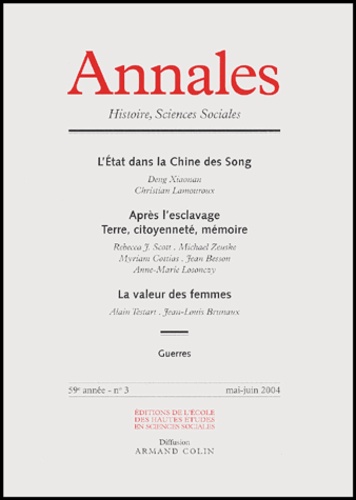 Deng Xiaman et  Collectif - Annales Histoire, Sciences Sociales N° 3, Mai-juin 2004 : .