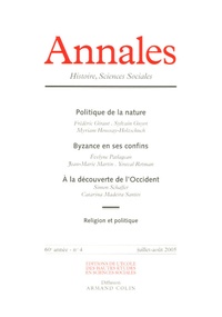 Sylvain Guyot et Myriam Houssay-Holzschuch - Annales Histoire, Sciences Sociales N° 4, Juillet-Août 2 : .