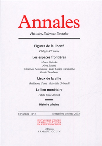 Philippe d' Iribarne et Murai Shôsuke - Annales Histoire, Sciences Sociales N° 5 Septembre-Octob : .