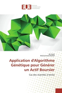 Application d'algorithme génétique pour génerer un actif boursier