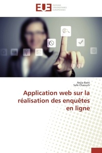 Nejia Batti et Safe Chaouch - Application web sur la réalisation des enquêtes en ligne.