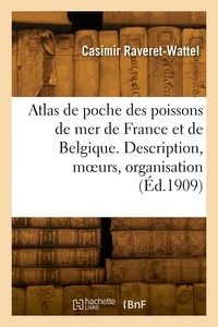 Casimir Raveret-Wattel - Atlas de poche des poissons de mer de la France et de la Belgique. Description, moeurs, organisation.