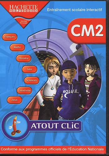  Hachette - Atout Clic CM2. - Version 1.3, CD-ROM.