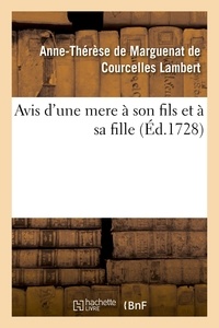  Hachette BNF - Avis d'une mere à son fils et à sa fille.