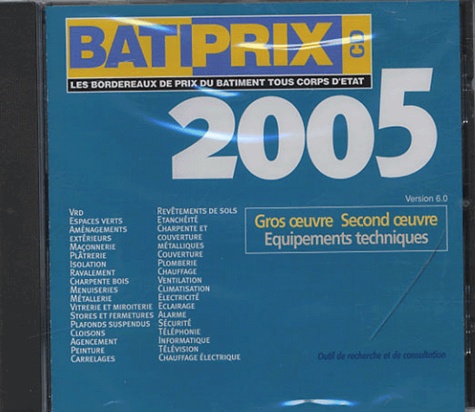  Groupe Moniteur - Batiprix 2005 - CD-ROM.