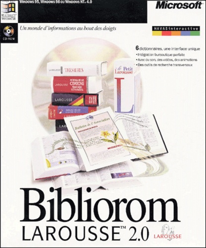  Larousse - BIBLIOROM LAROUSSE 2. - 0. CD-Rom.