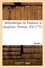 Bibliothèque de Madame la dauphine. Numéro 1. Histoire