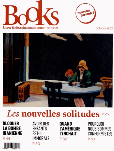 Sandrine Tolotti - Books N° 36, octobre 2012 : Les nouvelles solitudes.
