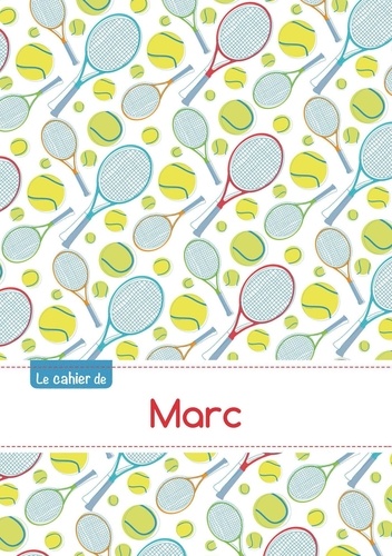  XXX - Cahier marc seyes,96p,a5 tennis.