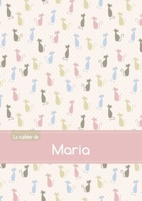  XXX - Cahier maria seyes,96p,a5 chats.