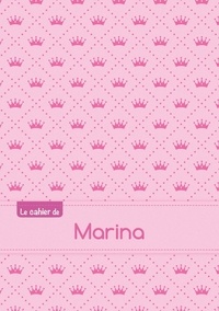  XXX - Cahier marina blanc,96p,a5 princesse.