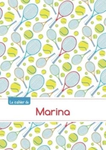  XXX - Cahier marina seyes,96p,a5 tennis.