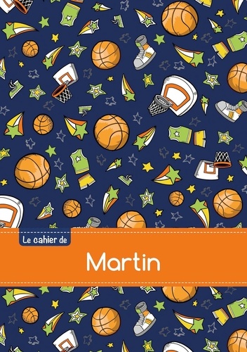  XXX - Cahier martin ptscx,96p,a5 basketball.