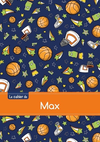  XXX - Cahier max ptscx,96p,a5 basketball.