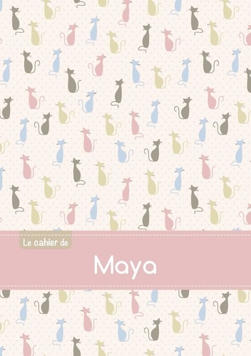  XXX - Cahier maya blanc,96p,a5 chats.