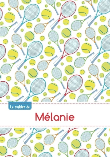  XXX - Cahier melanie seyes,96p,a5 tennis.