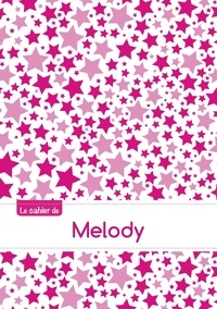  XXX - Cahier melody blanc,96p,a5 constellationrose.