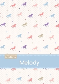  XXX - Cahier melody ptscx,96p,a5 chevaux.