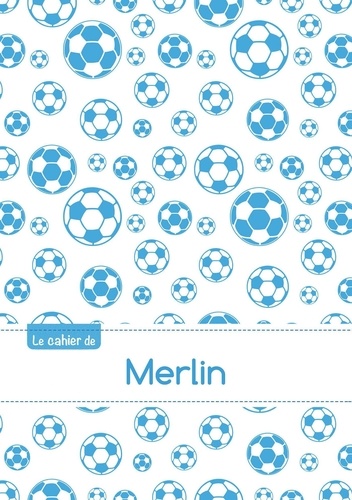  XXX - Cahier merlin blanc,96p,a5 footballmarseille.