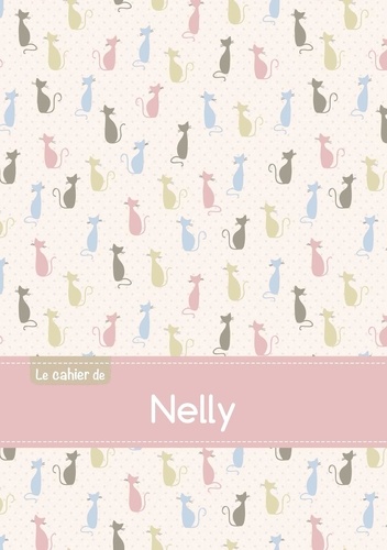  XXX - Cahier nelly blanc,96p,a5 chats.
