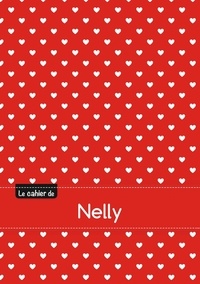  XXX - CAHIER NELLY BLANC,96P,A5 PETITSCoeURS.