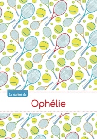  XXX - Cahier ophelie ptscx,96p,a5 tennis.