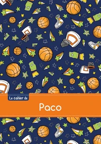 Cahier paco ptscx,96p,a5 basketball