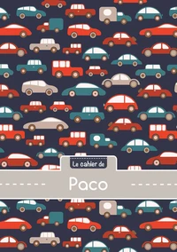 Cahier paco seyes,96p,a5 voitures