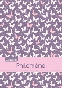  XXX - Cahier philomene seyes,96p,a5 papillonsmauve.
