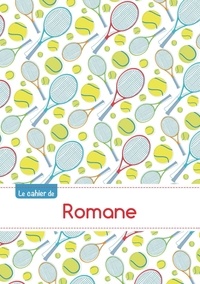  XXX - Cahier romane blanc,96p,a5 tennis.