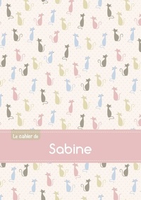  XXX - Cahier sabine seyes,96p,a5 chats.
