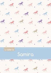  XXX - Cahier samira ptscx,96p,a5 chevaux.