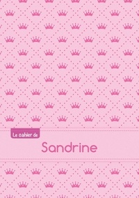 XXX - Cahier sandrine blanc,96p,a5 princesse.