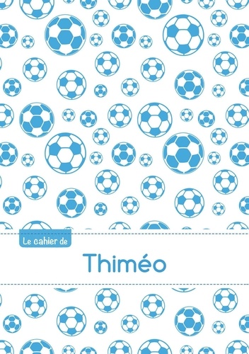  XXX - Cahier thimeo blanc,96p,a5 footballmarseille.