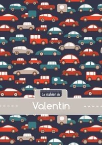 Cahier valentin seyes,96p,a5 voitures