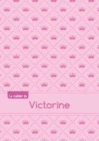  XXX - Cahier victorine blanc,96p,a5 princesse.