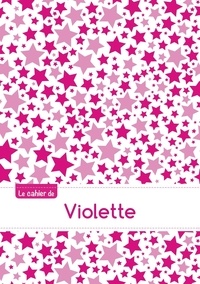 XXX - Cahier violette seyes,96p,a5 constellationrose.
