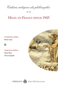 Bruno Cany - Cahiers critiques de philosophie N° 14 : .