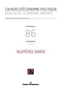 Cahiers d'économie politique N° 86