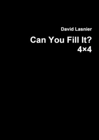 David Lasnier - Can You Fill It? 4×4.