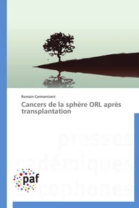Cancers de la sphère orl après transplantation