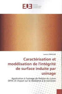 Caractérisation et modélisation de l'intégrité de surface induite par usinage