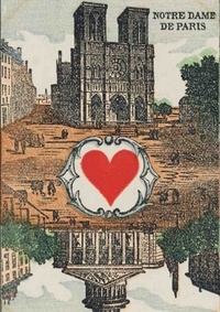  Hachette BNF - Carnet Blanc carte à jouer, Notre-Dame-de-Paris.