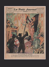 Carnet blanc : Dans la poussière des tombeaux, Le Petit journal illustré du 11 février 1923